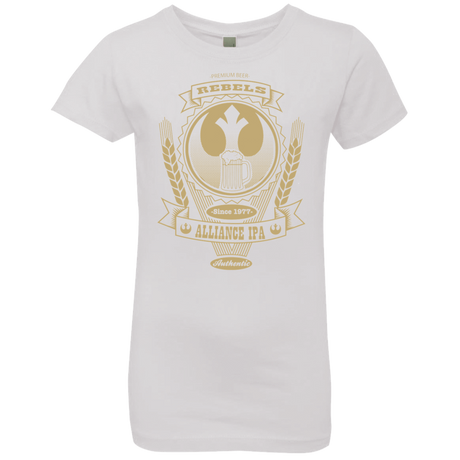 T-Shirts White / YXS Rebel Alliance IPA Girls Premium T-Shirt