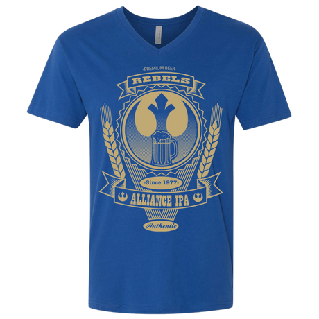 T-Shirts Royal / X-Small Rebel Alliance IPA Men's Premium V-Neck