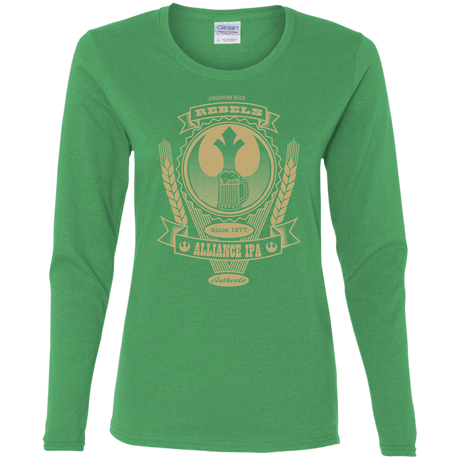 T-Shirts Irish Green / S Rebel Alliance IPA Women's Long Sleeve T-Shirt
