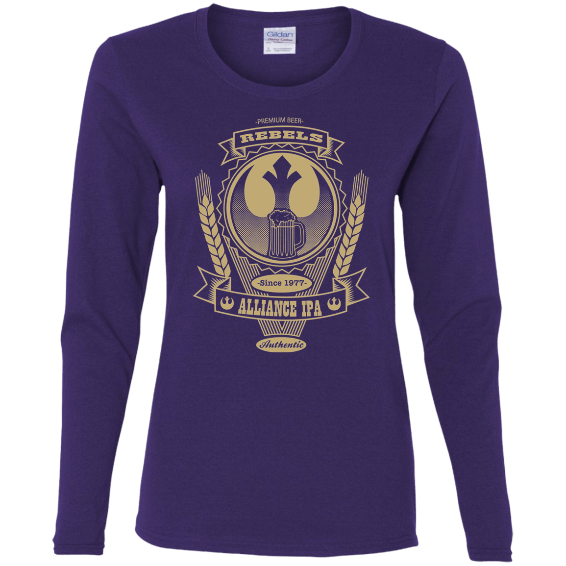 T-Shirts Purple / S Rebel Alliance IPA Women's Long Sleeve T-Shirt