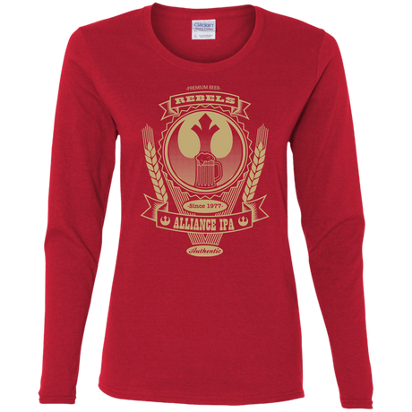 T-Shirts Red / S Rebel Alliance IPA Women's Long Sleeve T-Shirt