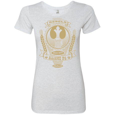 T-Shirts Heather White / S Rebel Alliance IPA Women's Triblend T-Shirt