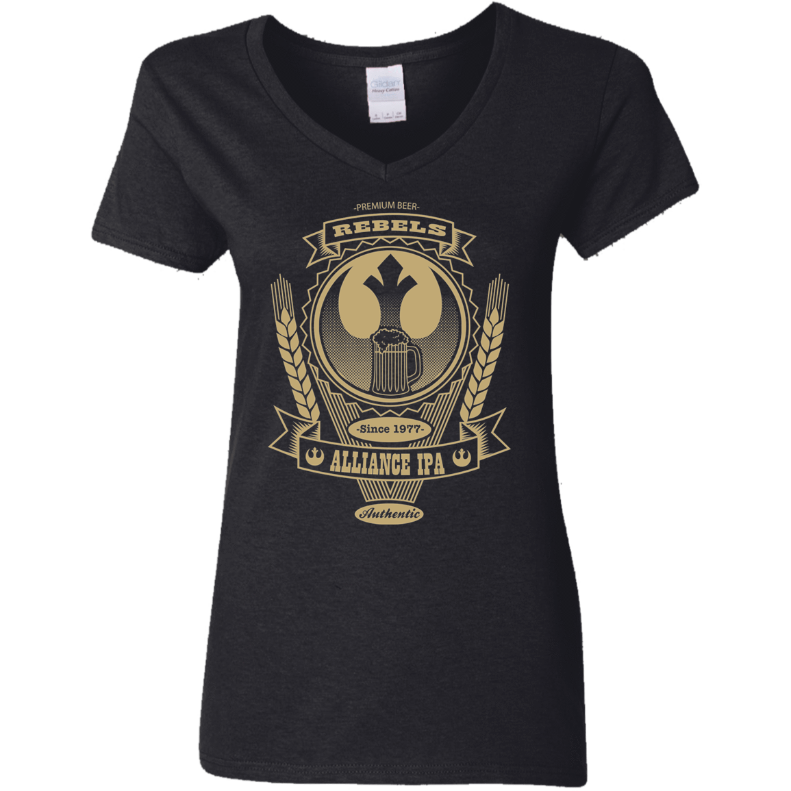 T-Shirts Black / S Rebel Alliance IPA Women's V-Neck T-Shirt