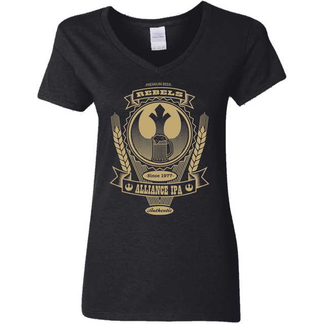 T-Shirts Black / S Rebel Alliance IPA Women's V-Neck T-Shirt