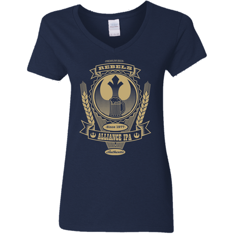 T-Shirts Navy / S Rebel Alliance IPA Women's V-Neck T-Shirt