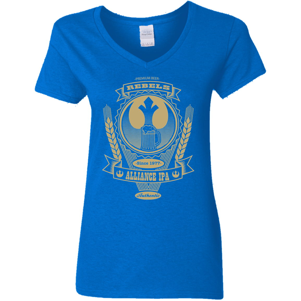 T-Shirts Royal / S Rebel Alliance IPA Women's V-Neck T-Shirt