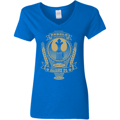 T-Shirts Royal / S Rebel Alliance IPA Women's V-Neck T-Shirt