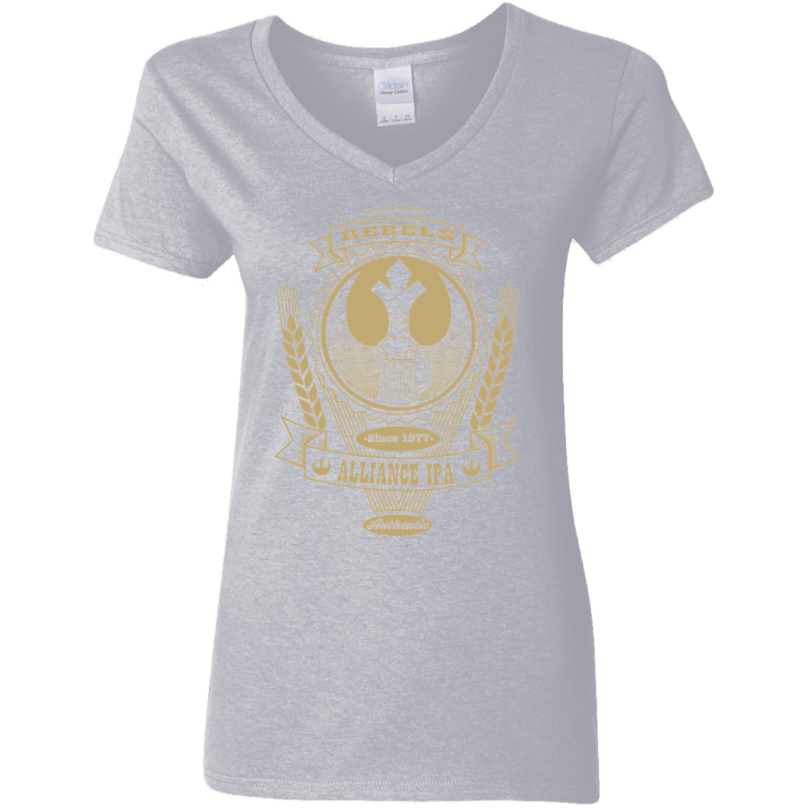 T-Shirts Sport Grey / S Rebel Alliance IPA Women's V-Neck T-Shirt