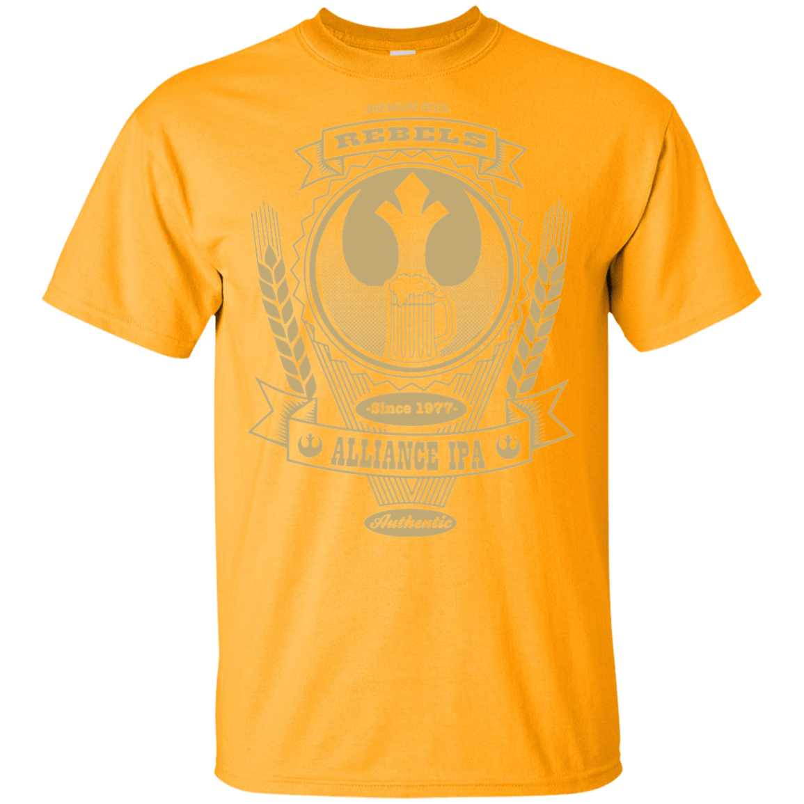 T-Shirts Gold / YXS Rebel Alliance IPA Youth T-Shirt