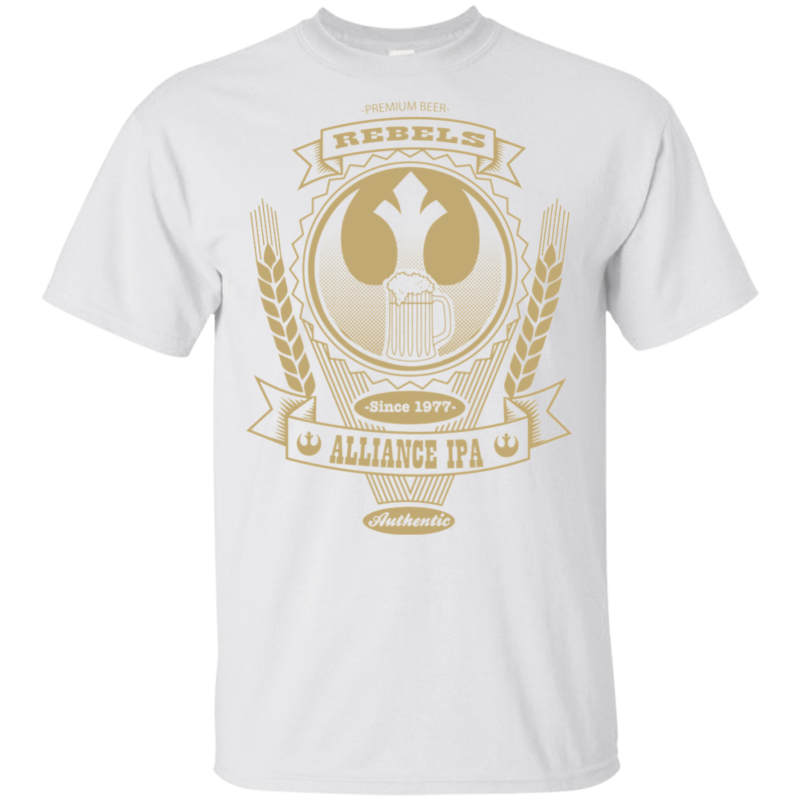 T-Shirts White / YXS Rebel Alliance IPA Youth T-Shirt