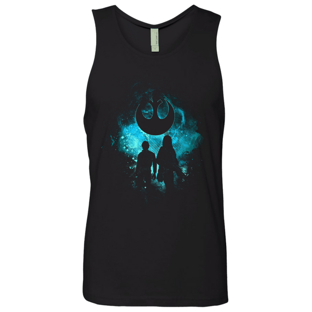 T-Shirts Black / S REBEL ART Men's Premium Tank Top