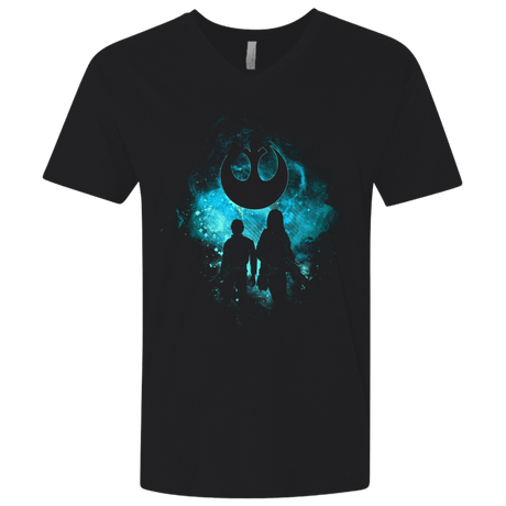 T-Shirts Black / X-Small REBEL ART Men's Premium V-Neck