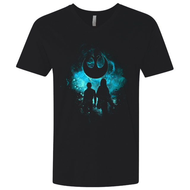 T-Shirts Black / X-Small REBEL ART Men's Premium V-Neck