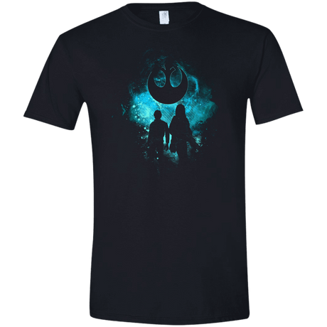 T-Shirts Black / X-Small REBEL ART Men's Semi-Fitted Softstyle