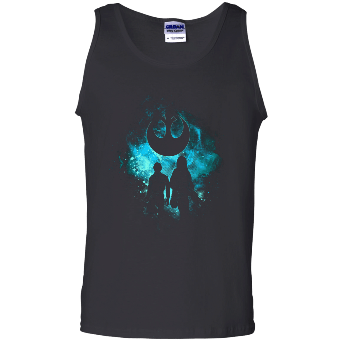 T-Shirts Black / S REBEL ART Men's Tank Top