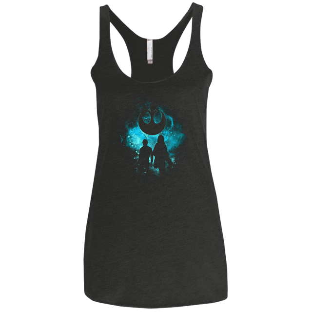 T-Shirts Vintage Black / X-Small REBEL ART Women's Triblend Racerback Tank