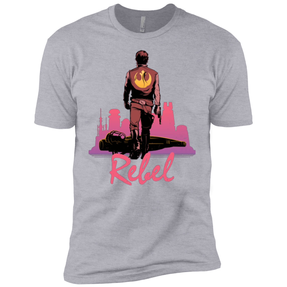 T-Shirts Heather Grey / YXS Rebel Boys Premium T-Shirt