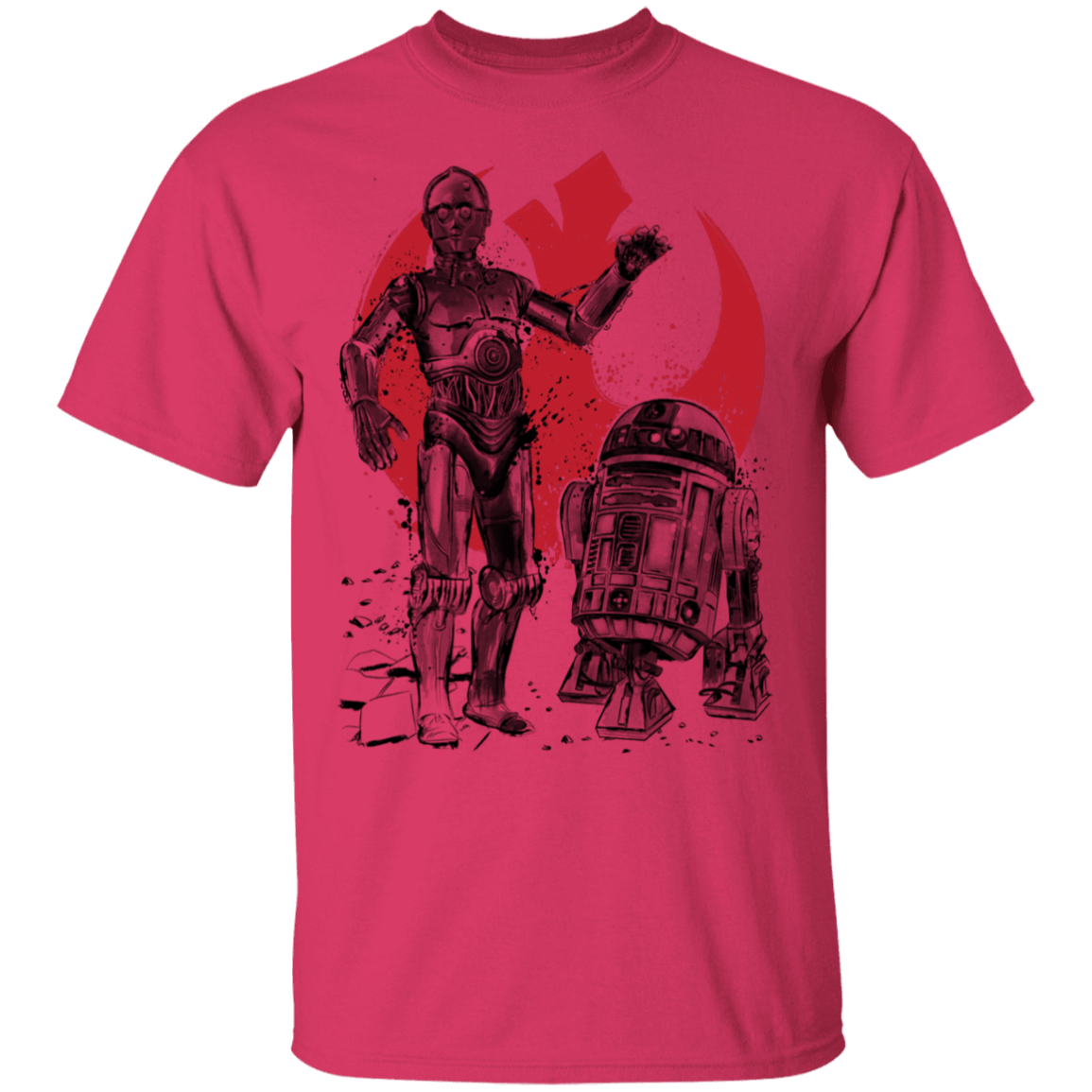 T-Shirts Heliconia / S Rebel Droids T-Shirt