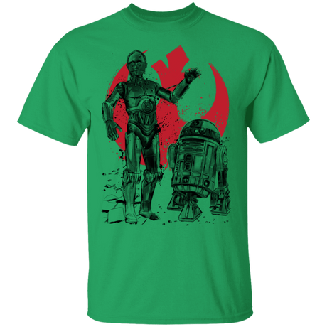 T-Shirts Irish Green / S Rebel Droids T-Shirt