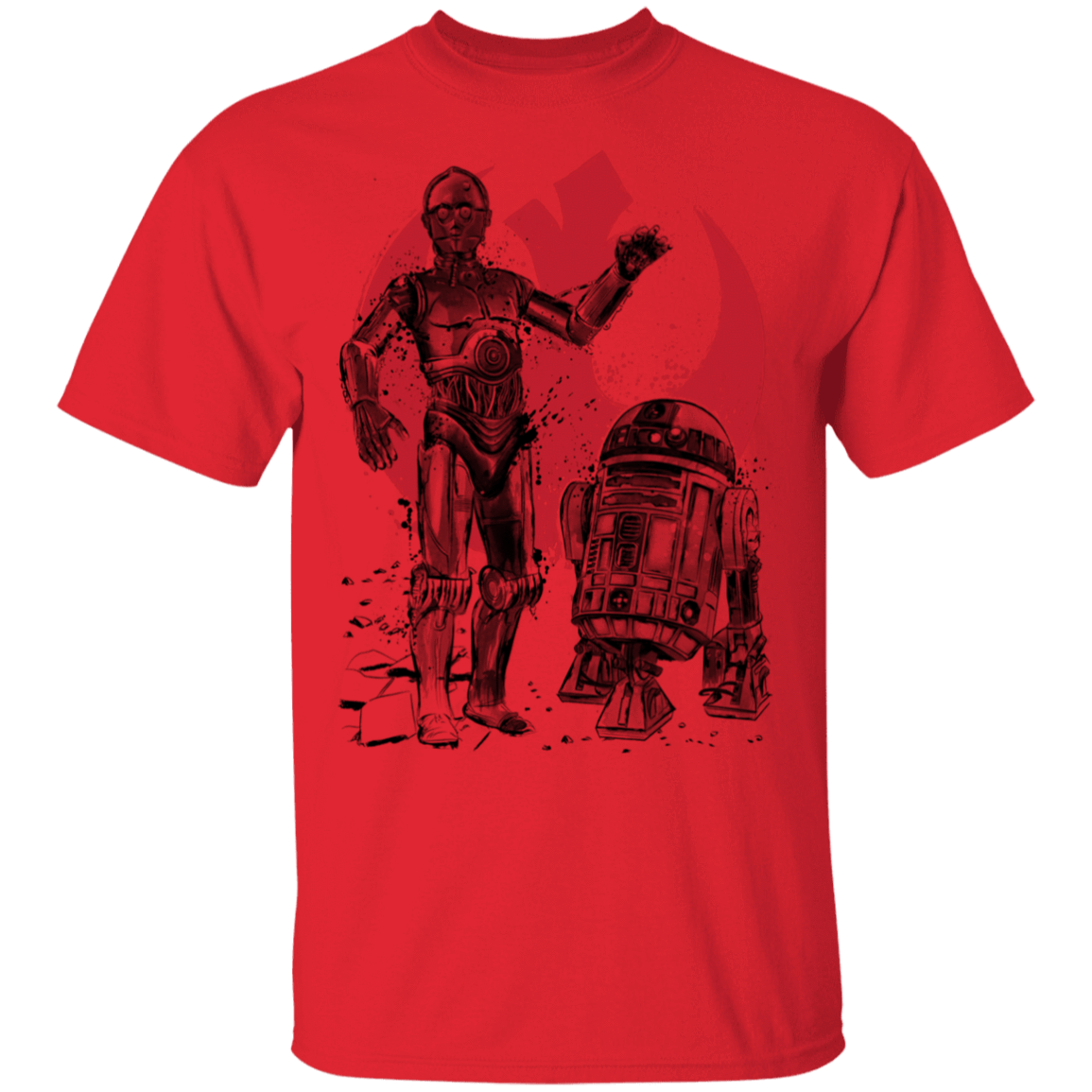 T-Shirts Red / S Rebel Droids T-Shirt