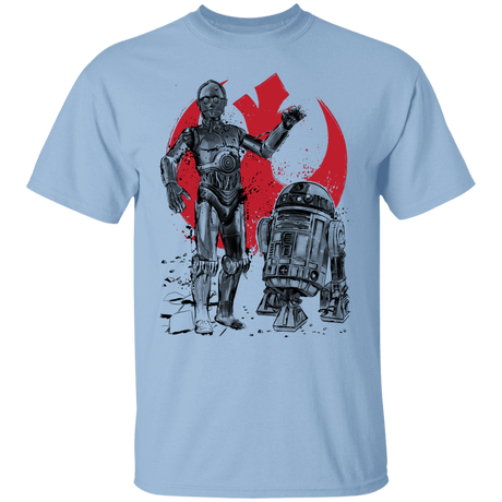 T-Shirts Light Blue / YXS Rebel Droids Youth T-Shirt