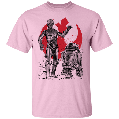 T-Shirts Light Pink / YXS Rebel Droids Youth T-Shirt