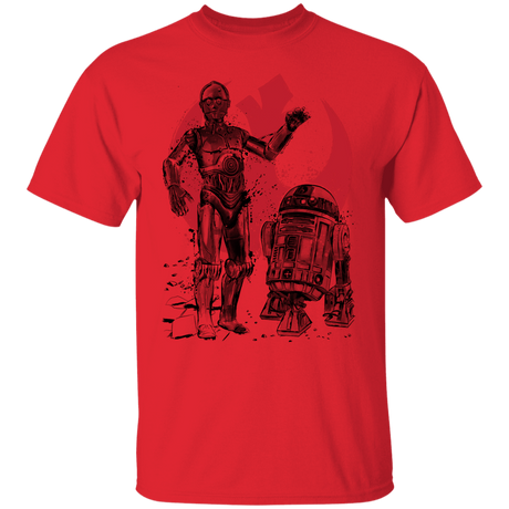 T-Shirts Red / YXS Rebel Droids Youth T-Shirt