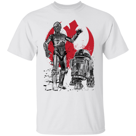 T-Shirts White / YXS Rebel Droids Youth T-Shirt