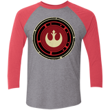 T-Shirts Premium Heather/Vintage Red / X-Small Rebel Force Men's Triblend 3/4 Sleeve