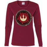 T-Shirts Cardinal / S Rebel Force Women's Long Sleeve T-Shirt
