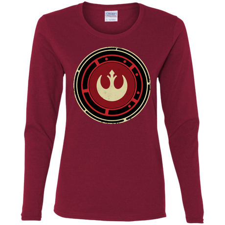 T-Shirts Cardinal / S Rebel Force Women's Long Sleeve T-Shirt