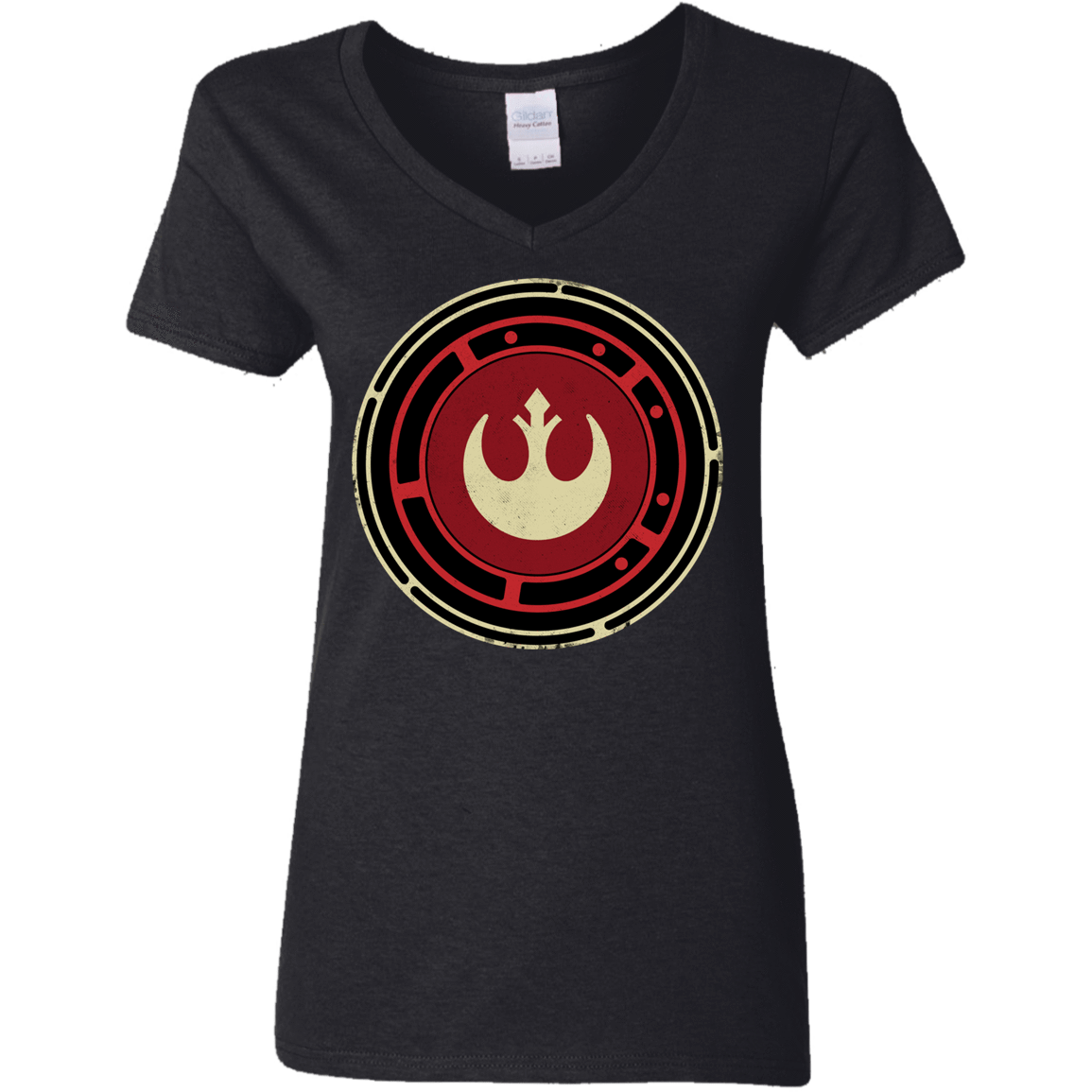 T-Shirts Black / S Rebel Force Women's V-Neck T-Shirt