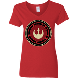 T-Shirts Red / S Rebel Force Women's V-Neck T-Shirt