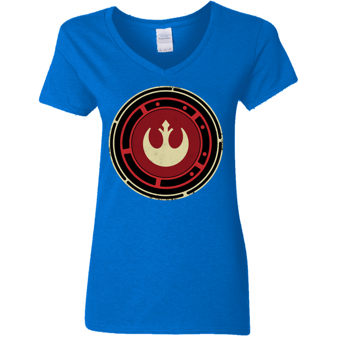 T-Shirts Royal / S Rebel Force Women's V-Neck T-Shirt