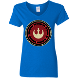 T-Shirts Royal / S Rebel Force Women's V-Neck T-Shirt