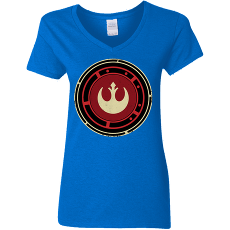 T-Shirts Royal / S Rebel Force Women's V-Neck T-Shirt