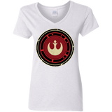 T-Shirts White / S Rebel Force Women's V-Neck T-Shirt