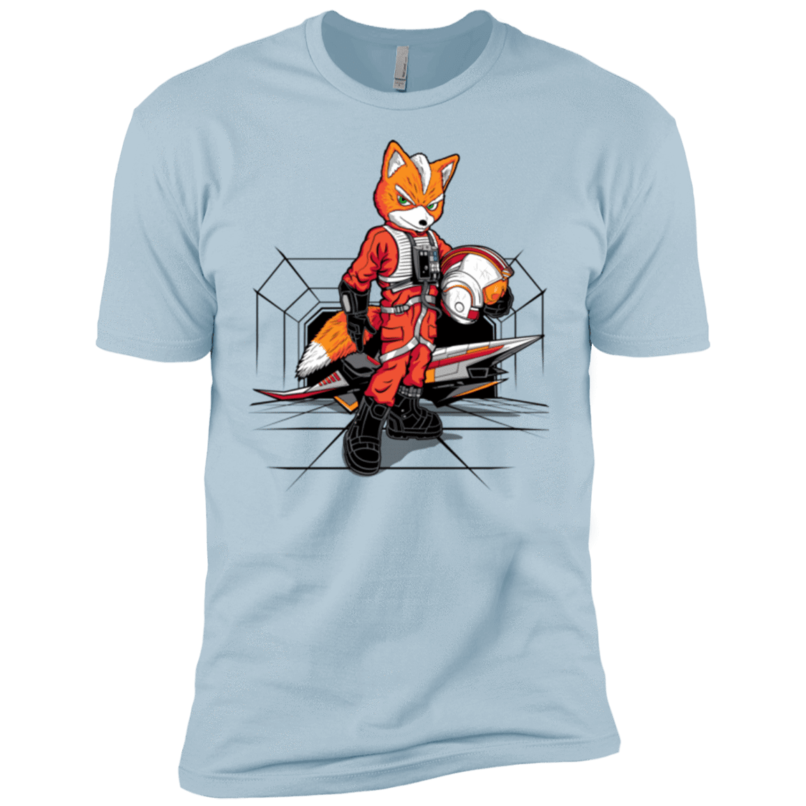 T-Shirts Light Blue / YXS Rebel Fox Boys Premium T-Shirt