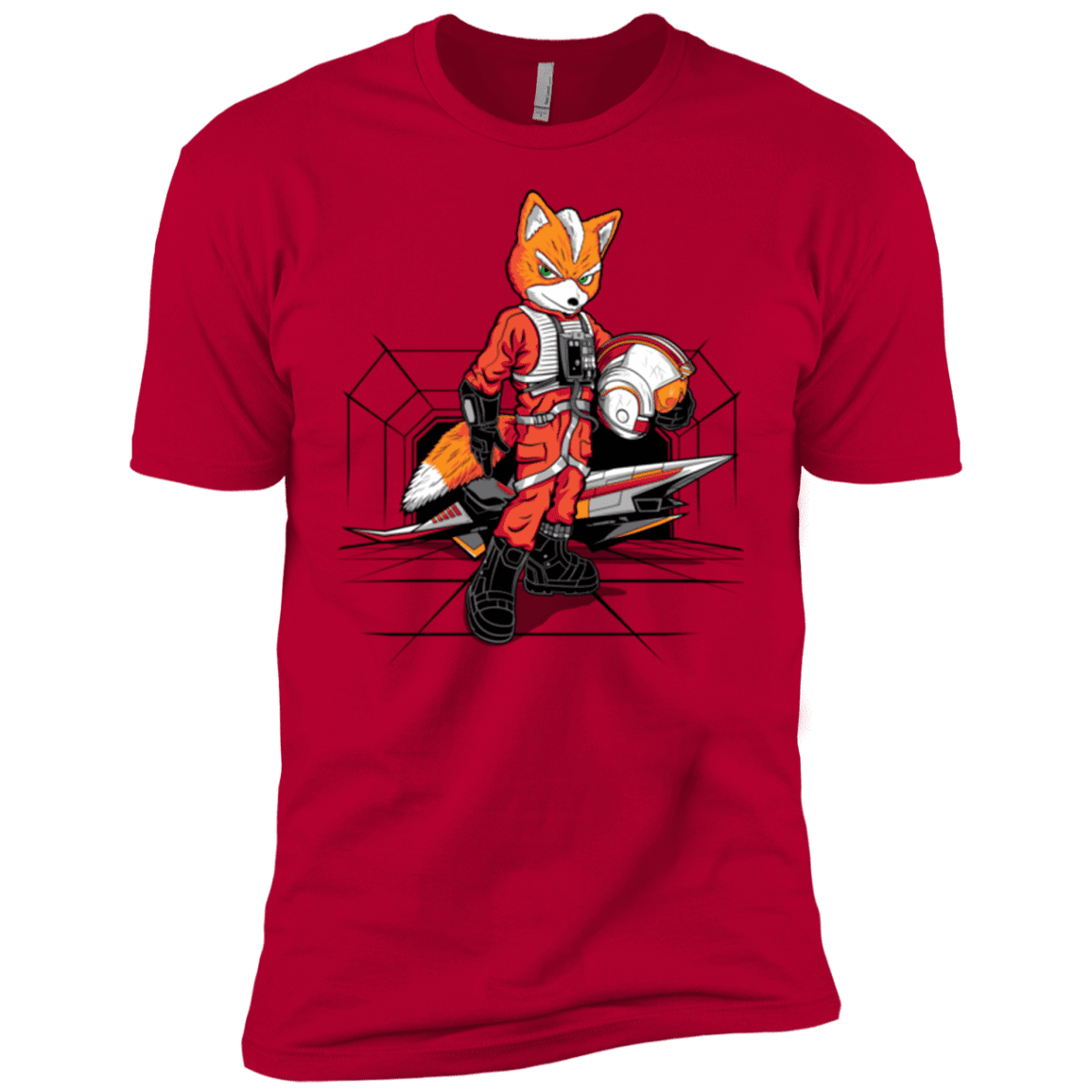 T-Shirts Red / YXS Rebel Fox Boys Premium T-Shirt