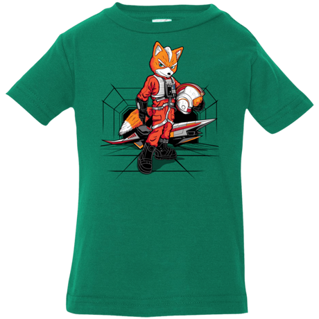 T-Shirts Kelly / 6 Months Rebel Fox Infant Premium T-Shirt