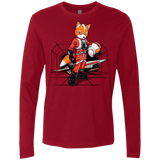 T-Shirts Cardinal / Small Rebel Fox Men's Premium Long Sleeve