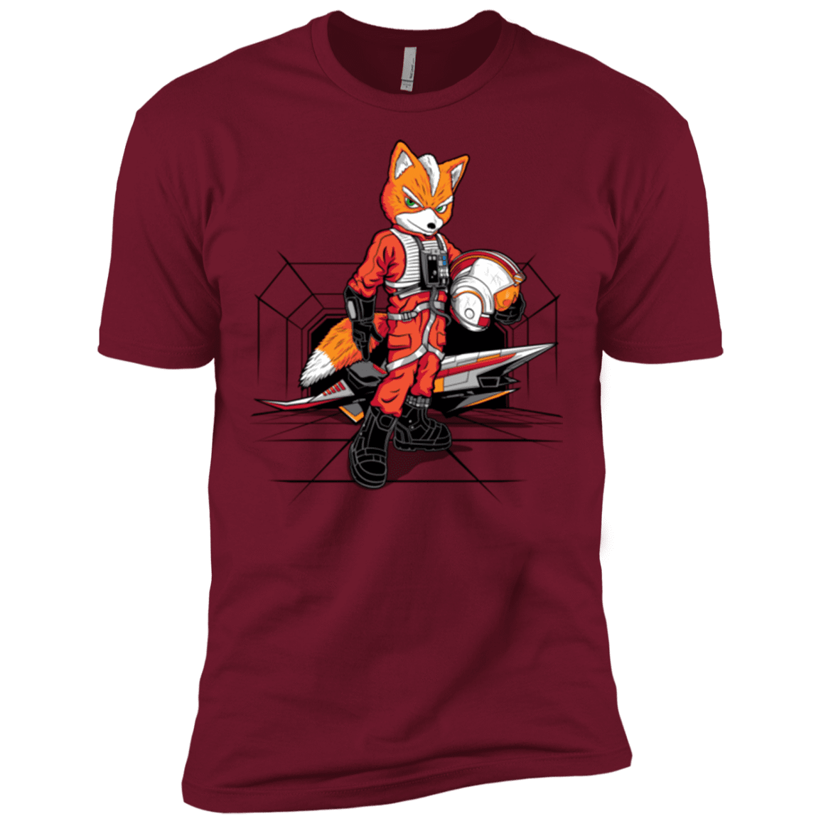 T-Shirts Cardinal / X-Small Rebel Fox Men's Premium T-Shirt