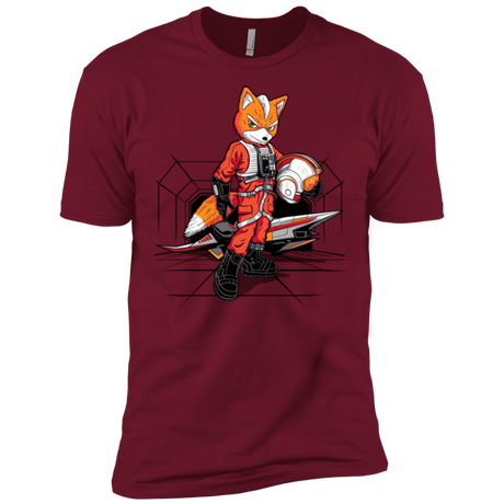 T-Shirts Cardinal / X-Small Rebel Fox Men's Premium T-Shirt