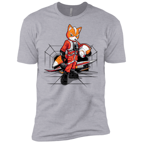 T-Shirts Heather Grey / X-Small Rebel Fox Men's Premium T-Shirt