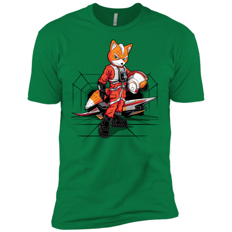 T-Shirts Kelly Green / X-Small Rebel Fox Men's Premium T-Shirt