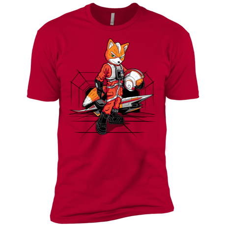 T-Shirts Red / X-Small Rebel Fox Men's Premium T-Shirt