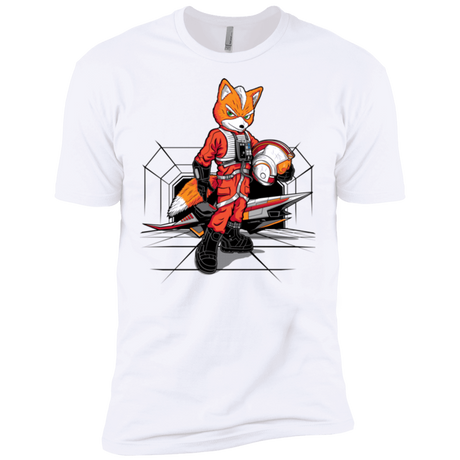 T-Shirts White / X-Small Rebel Fox Men's Premium T-Shirt