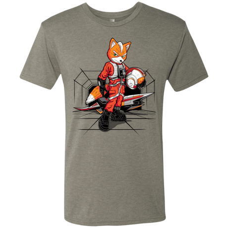 T-Shirts Venetian Grey / Small Rebel Fox Men's Triblend T-Shirt