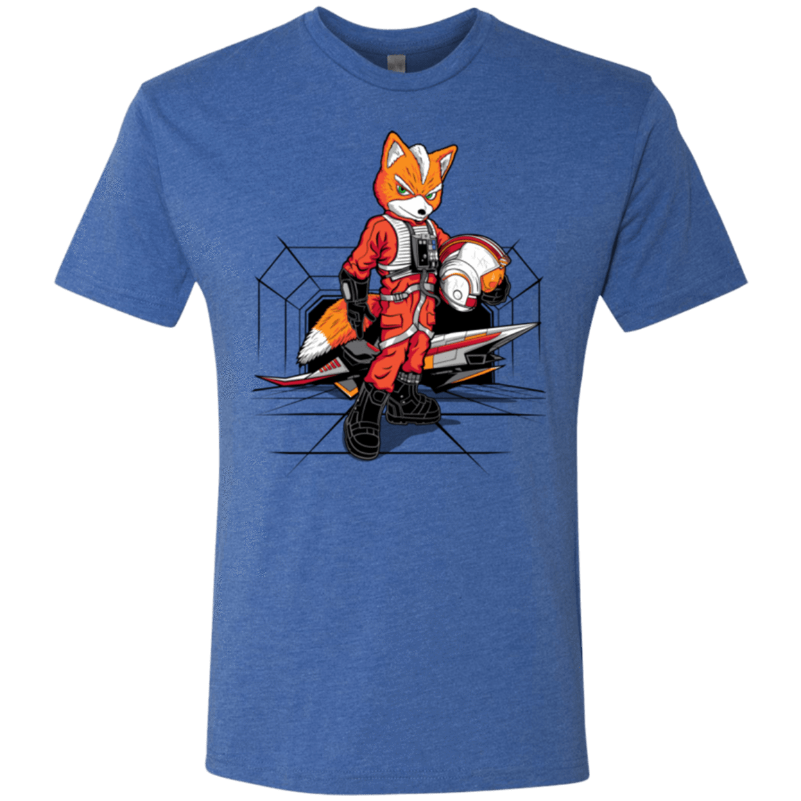 T-Shirts Vintage Royal / Small Rebel Fox Men's Triblend T-Shirt