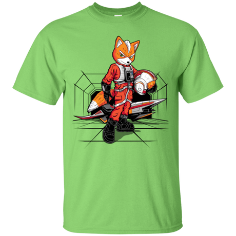 T-Shirts Lime / Small Rebel Fox T-Shirt